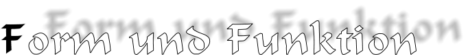 Form und Funktion